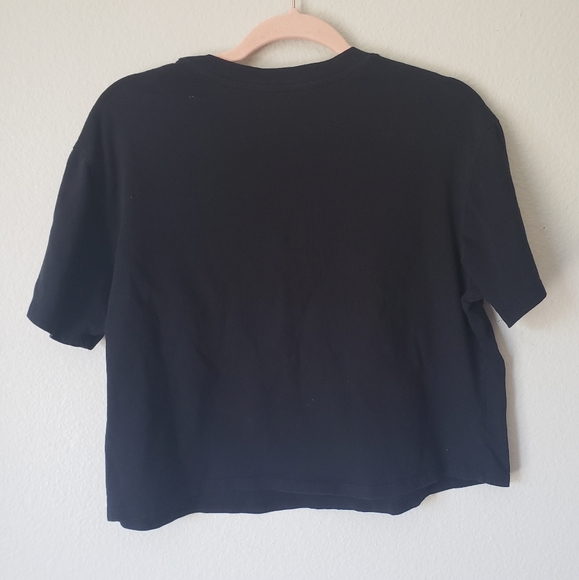 Black ⚫ Moon Stars Crop Top - Picture 3 of 14